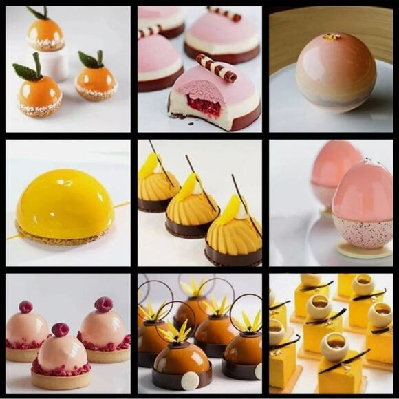 Hot Cocoa Bomb Molds Sphere Baking Molds Hot Chocolate Bomb Molds Silicone Ball - Picture 4 of 12